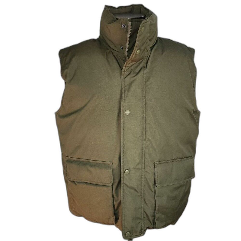 Cabela's Premier Northern Goose Down Filled Puffer Vest, Green, Size L Tall